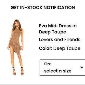 Lovers + Friends Eva Midi Dress